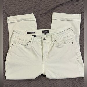 NYDJ Women's Desert Dew cropped and cuffed pants size 12